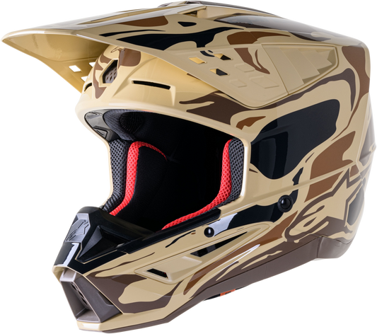 Alpinestars S-M5 Mineral Helmet Dark Brown/Kangaroo Matte 2X