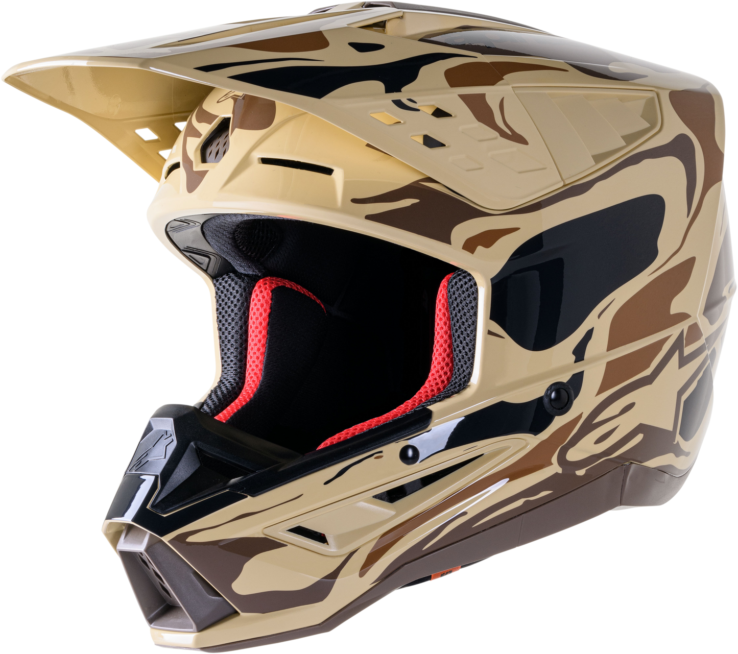 Alpinestars S-M5 Mineral Helmet Dark Brown/Kangaroo Matte Md