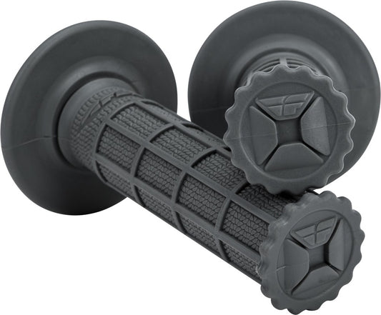 FLY RACING CONTROL MX GRIPS DARK GREY FULL WAFFLE