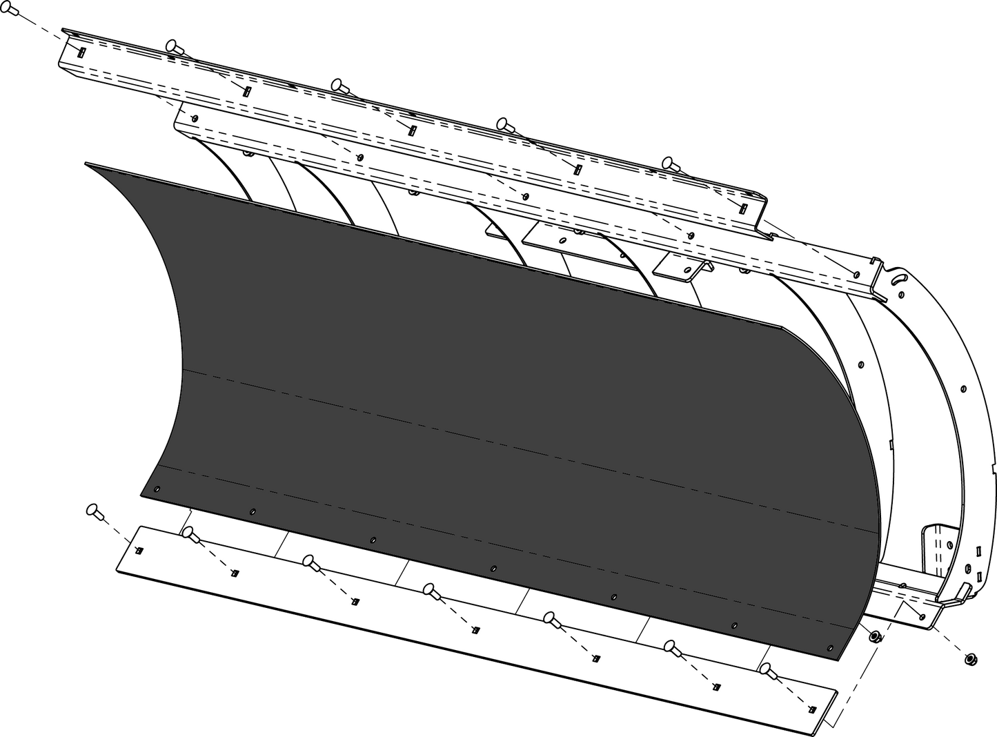 Kfi Replacement Poly Blade Face