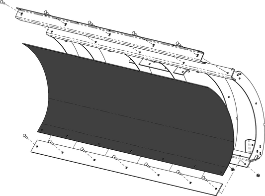 Kfi Replacement Poly Blade Face