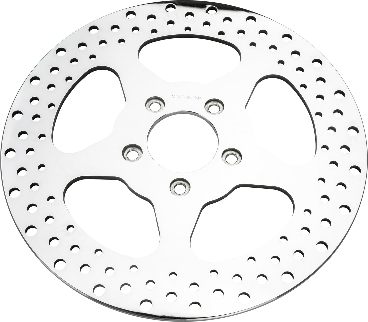 Harddrive 5 Spoke Brake Rotor Rear 11.5" Ss Polished 2.22Id