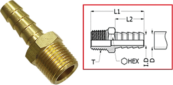 Sp1 Hose Barb Fitting