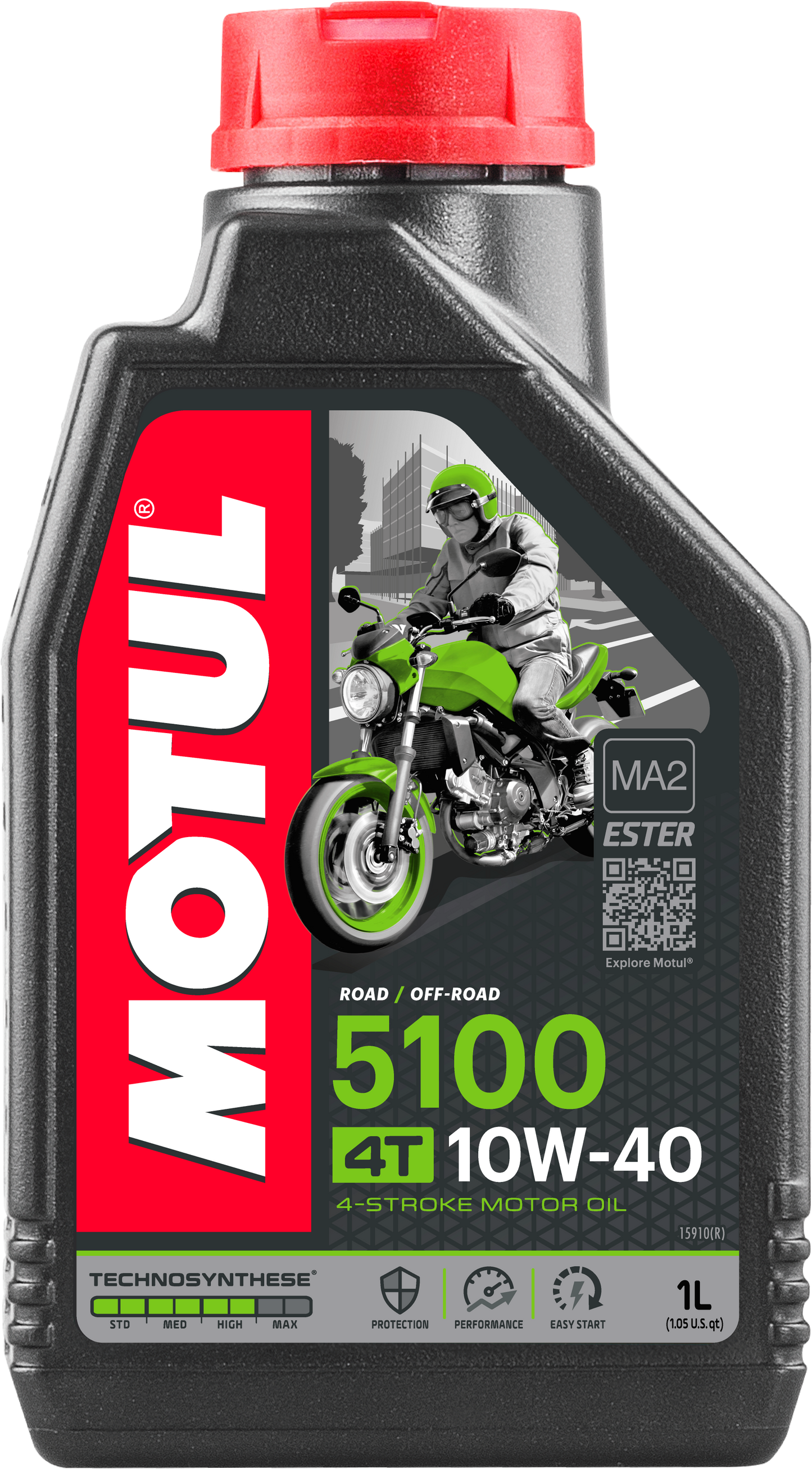 Motul 5100 Ester/Synthetic Engine Oil 10W40 1 Lt