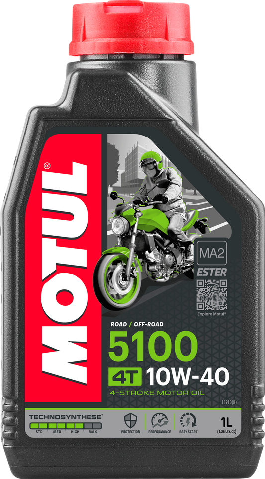 Motul 5100 Ester/Synthetic Engine Oil 10W40 1 Lt