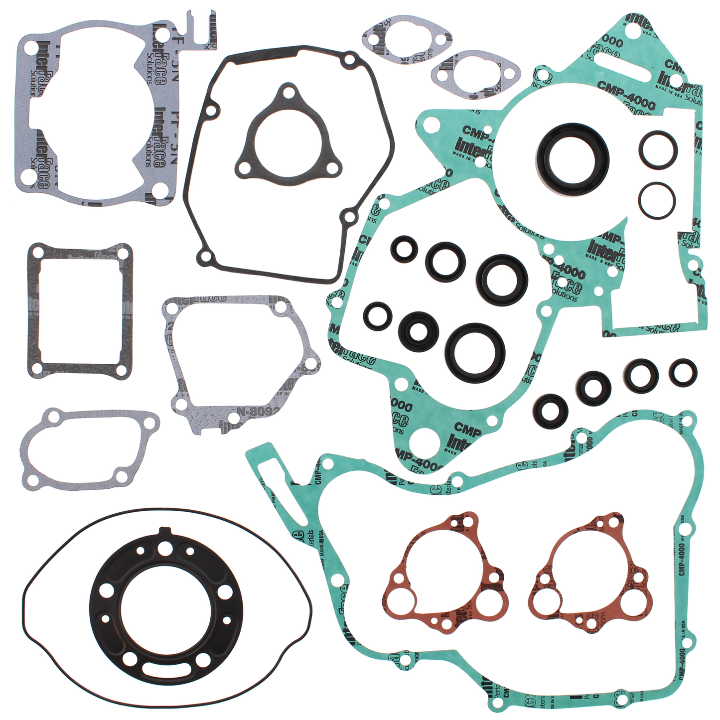 Vertex Complete Gasket Set With Oil Seals • #681-1236