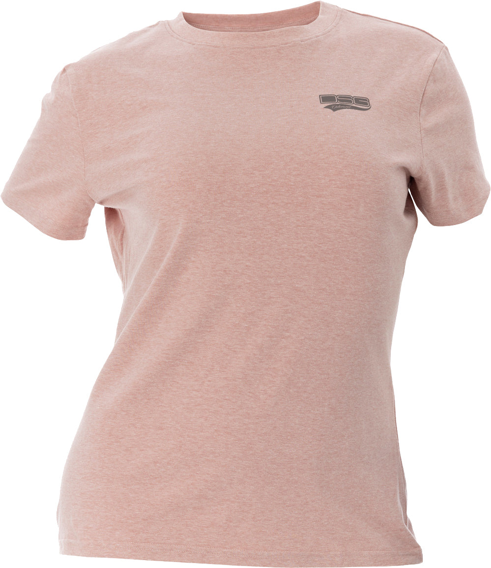 Dsg Dsg Casual Logo Tee Heathered Terracotta Md