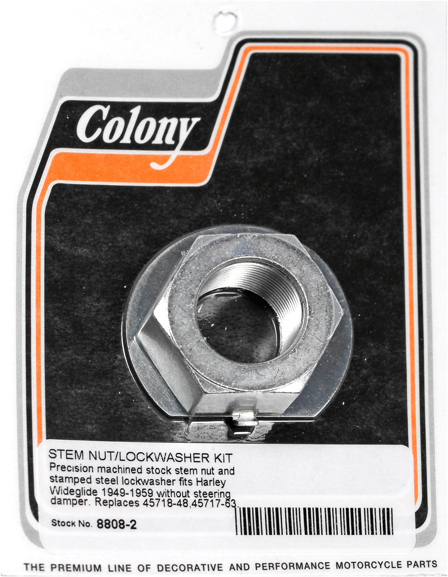 Colony Machine Fork Stem Nut