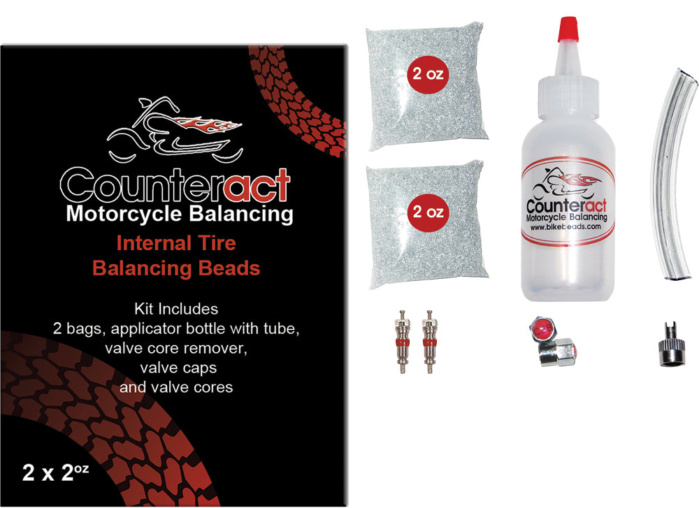 Counteract Tire Balancing Beads w/Installation Bottle