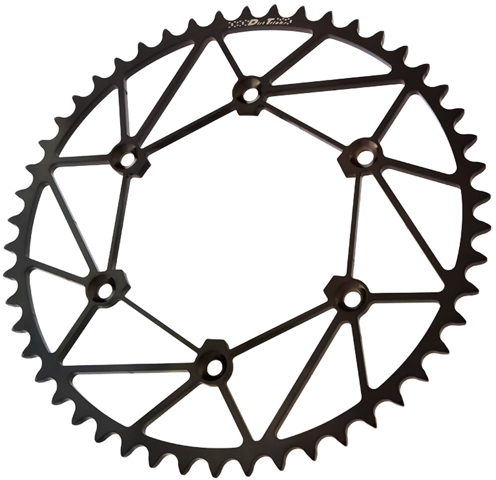 Dirt Tricks Rear Sprocket Chromoly Stl/Zir 49T-520 Blk Beta