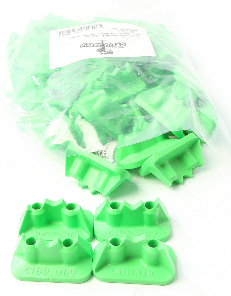 Stud Boy Super-Lite Pro Series Double Backers 0.75" 48/Pk Green