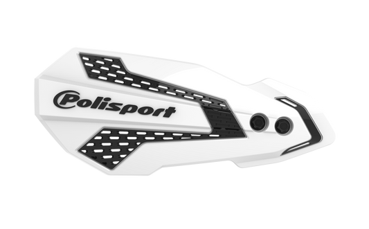 Polisport Mx Flow Handguards White/Black • #64-8308210