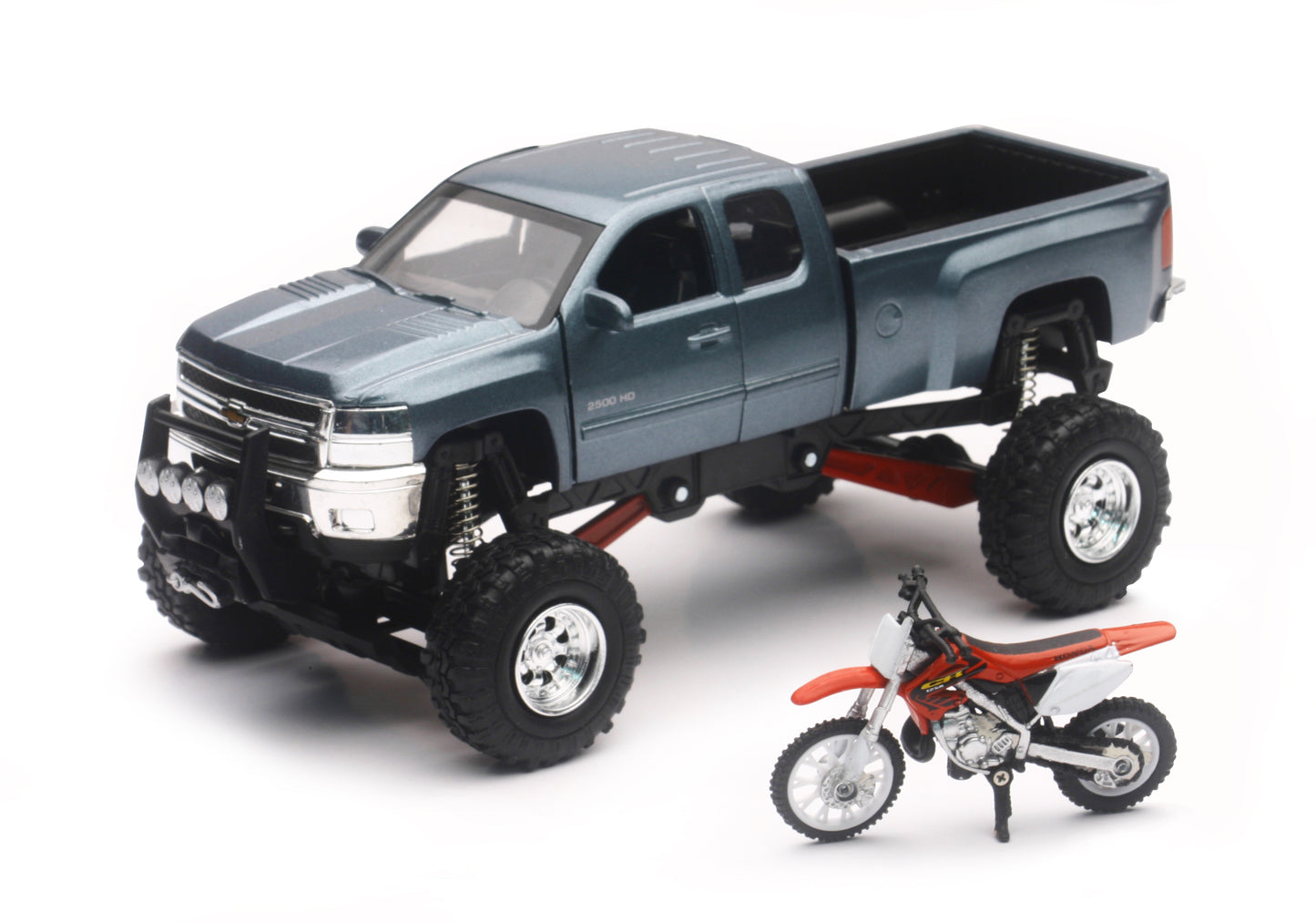 New-Ray Truck w/Dirt Bike Replica