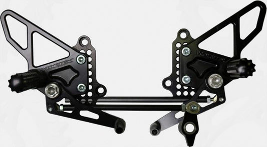 Vortex Rear Set Complete Blk Duc