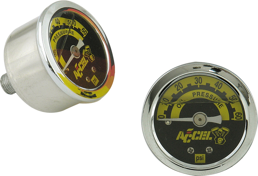 Accel Liquid Filled Oil Pressure Gauge