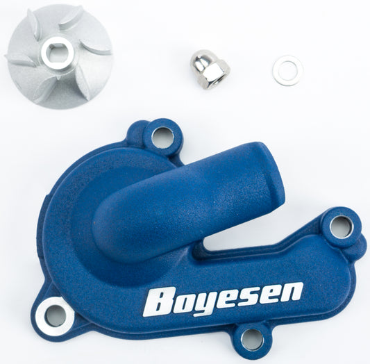 Boyesen Waterpump Cover & Impeller Kit Blue • #59-8624AL