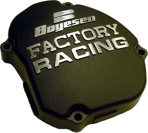 Boyesen Factory Racing Ignition Cover Black • #59-7433AB