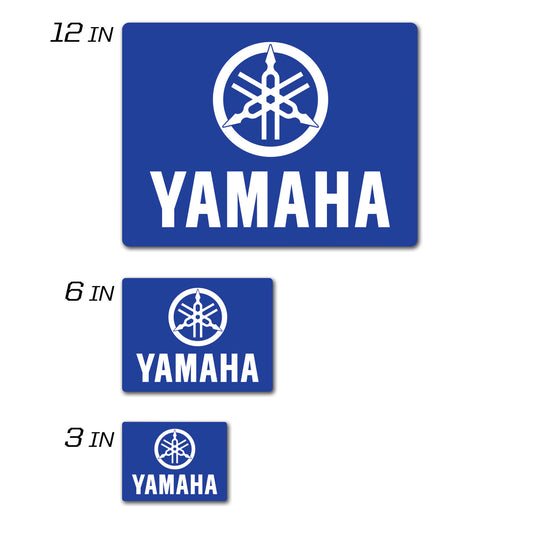 D-Cor Yamaha Icon Decal 3" Squared Yamaha Icon Decal 3" Squared