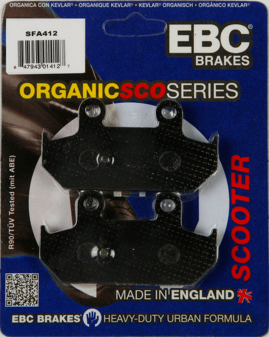 Ebc Brake Pads Sfa412 Organic