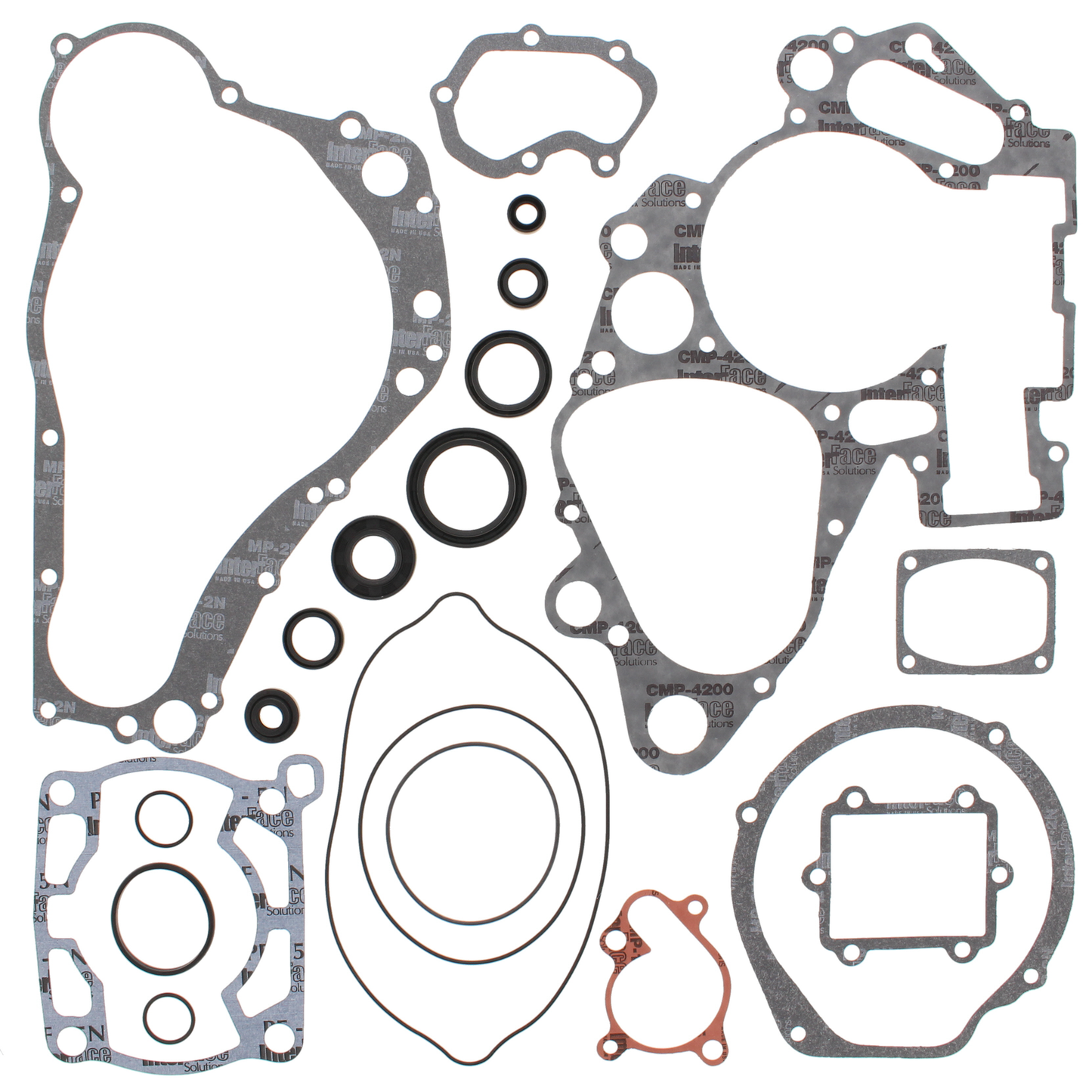 Vertex Complete Gasket Set With Oil Seals • #681-1581