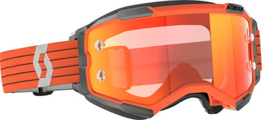 Scott Fury Goggle Orange/Grey Orange Chrome Works