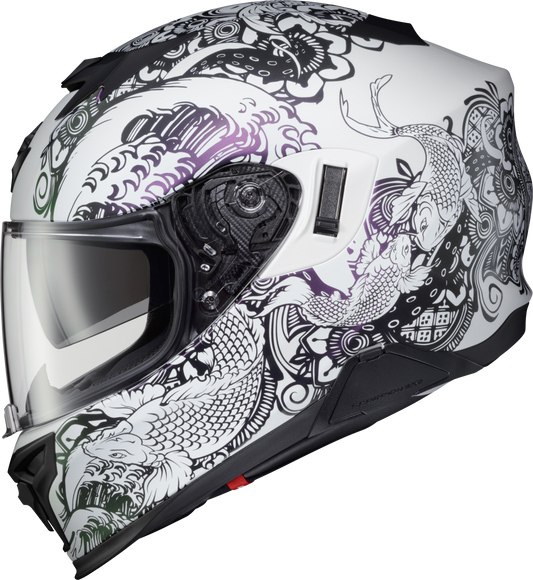 Scorpion Exo Exo-T520 Helmet Nama-Sushi White/Chameleon Md