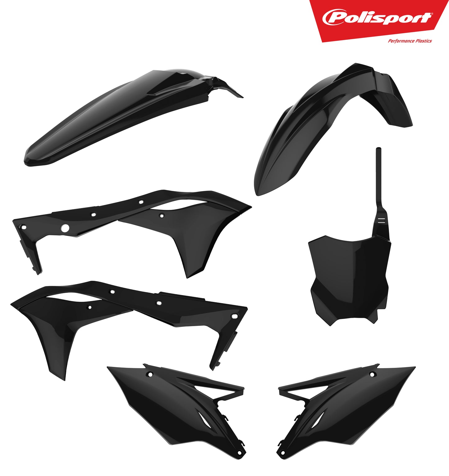 Polisport Plastic Body Kit Black • #64-90715