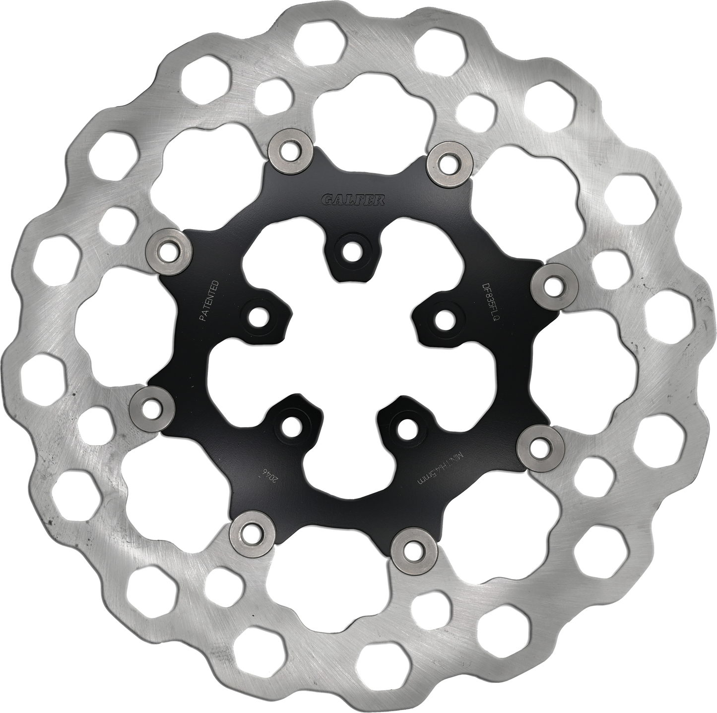 Galfer Rotor 13" Floating Cubiq Fr Black