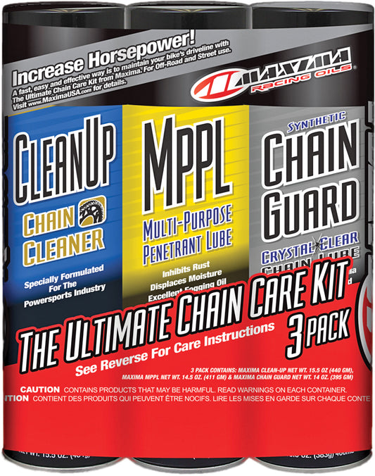Maxima Ultimate Synthetic Chain Guard Care Kit