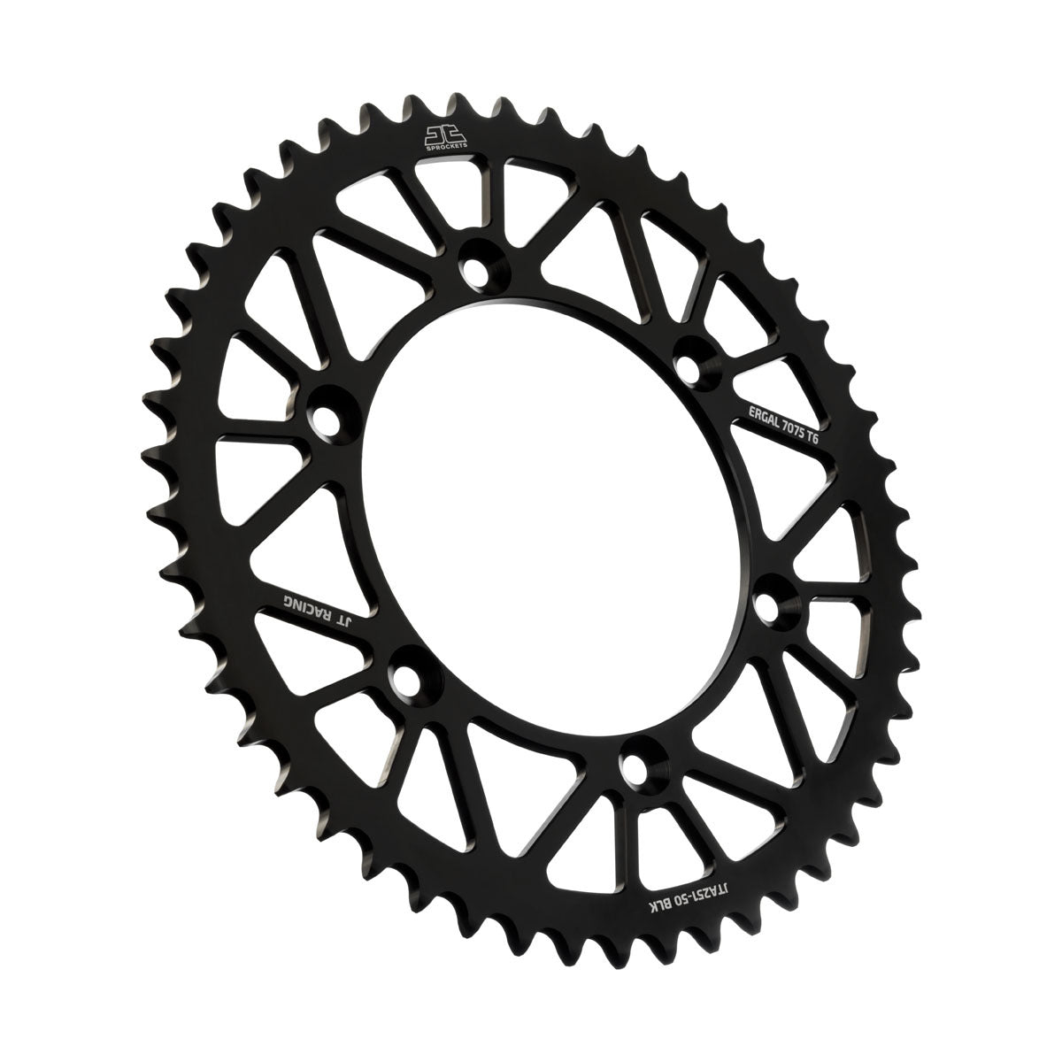 Jt Rear Racelite Sprocket Alum 50T-520 Blk Hon/Yam