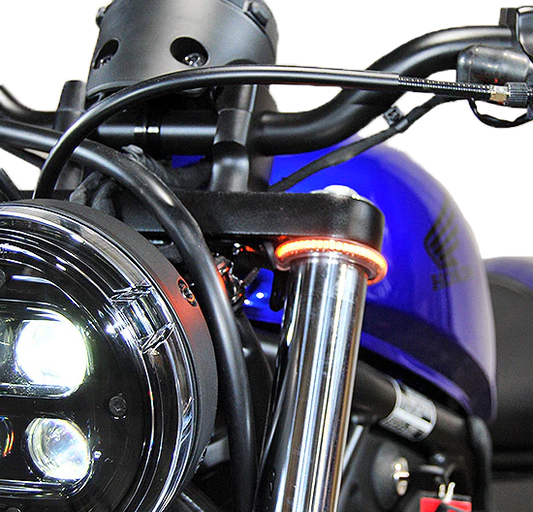 New Rage Cycles Front Led Turn Signals Hon • #565-0231