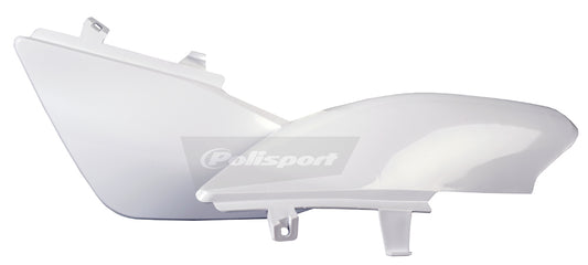 Polisport Side Number Plate White • #64-6361