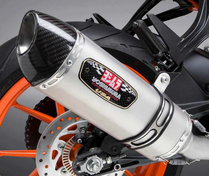 Yoshimura Exhaust Street R-77 3Qtr Slip-On Ss-Ss-Cf Works