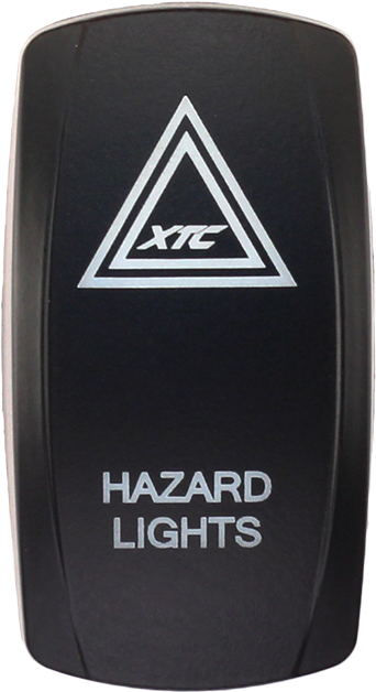 Xtc Power Products Dash Switch Rocker Face Hazards