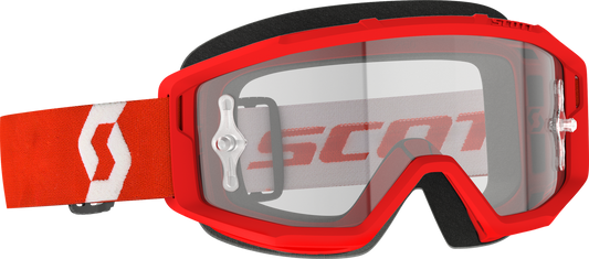 Scott Primal Goggle Red/White Clear Works