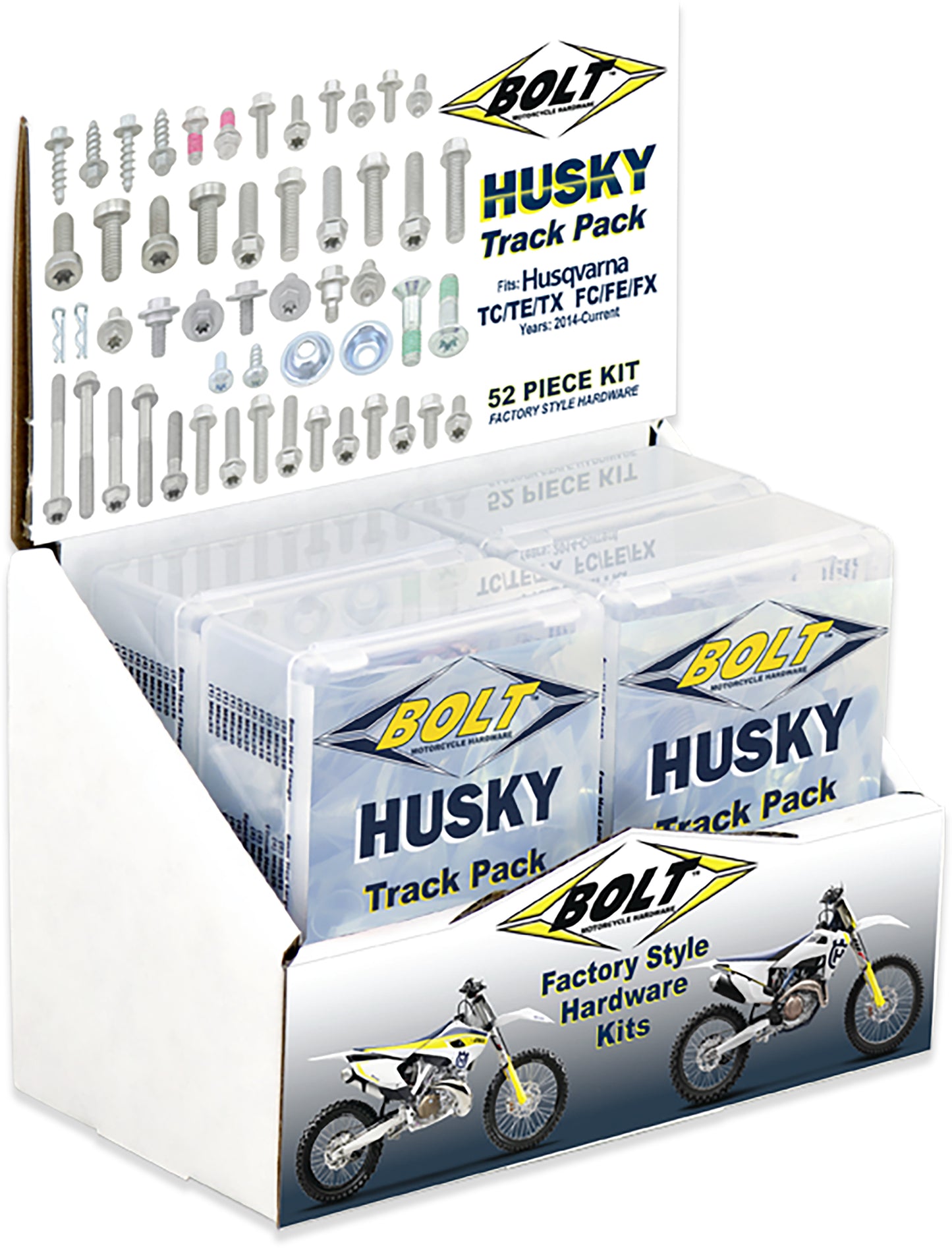 Bolt 6/PK POP DISP. TRACK PACK-HUS