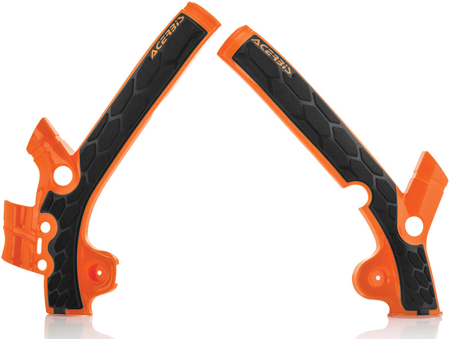 Acerbis X-Grip Frame Guard Orange/Black • #24495-25225