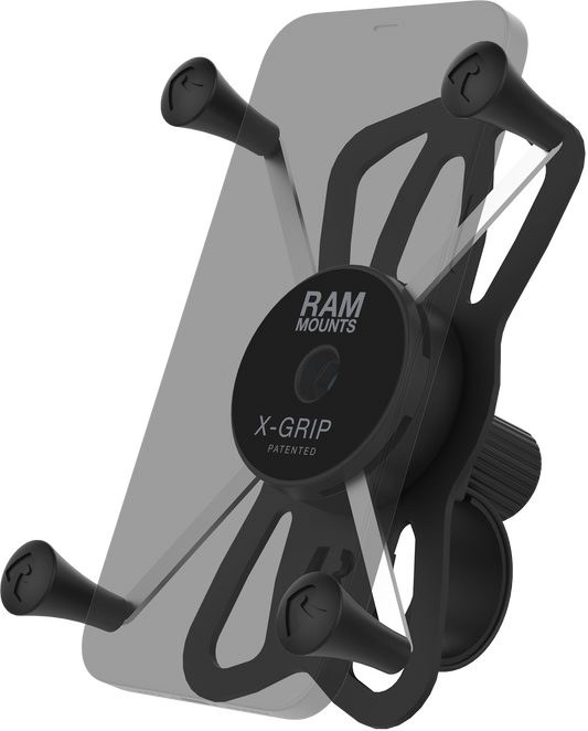 Ram X-Grip Large Phone Mount W/Tough-Strap Handlebar Base