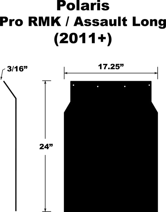 Pdp Snowflap  Polaris Pro Rmk/Assault/Axys 2011+ L
