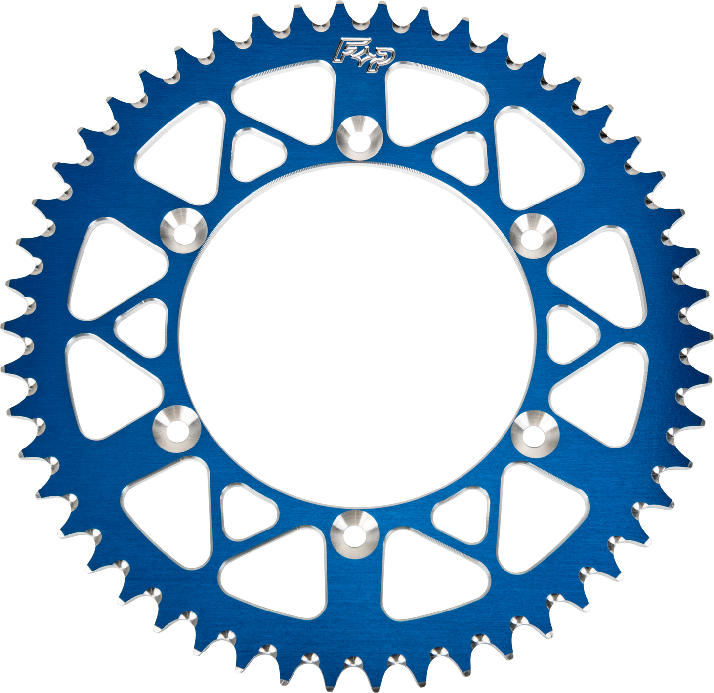 Fire Power Rear Sprocket Aluminum 46T-428 Blu Suz/Yam