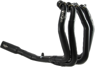 Voodoo Shorty Full Exhaust System 4 Into 1 Black Busa • #12-8170BK