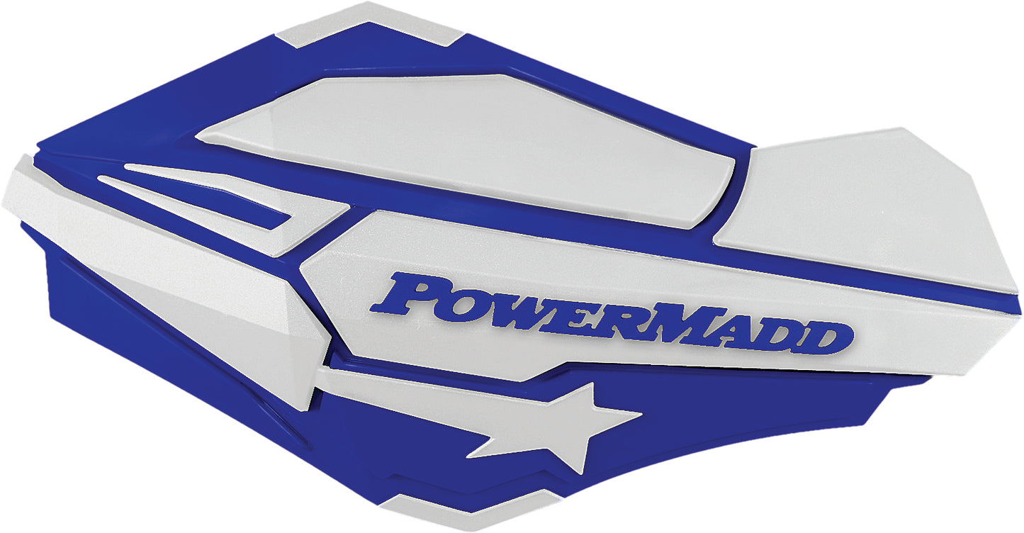 Powermadd Sentinal Handguards (Blue/White)