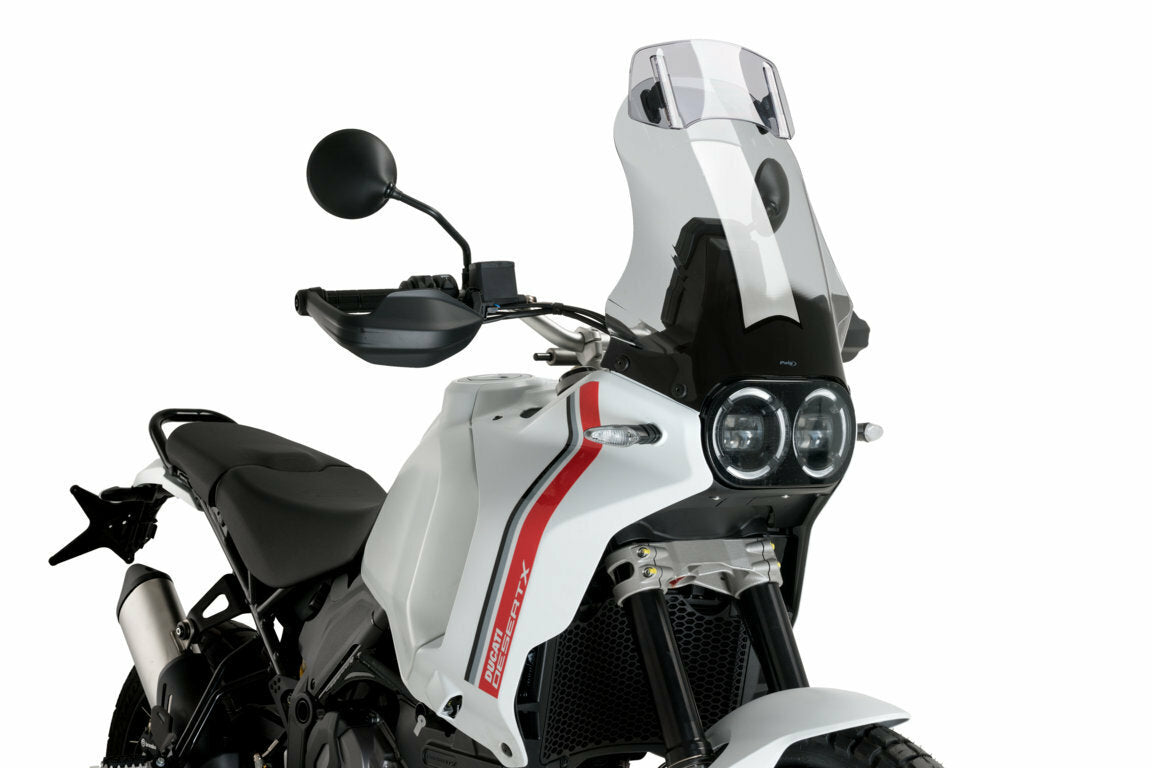 Puig Windscreen Touring W/Visor Smoke Duc