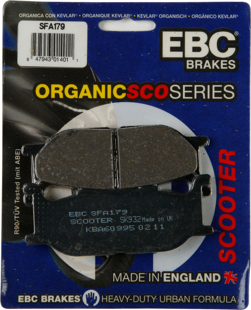 Ebc Brake Pads Sfa179 Organic