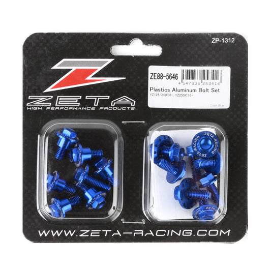 Zeta Aluminum Bolt Kit Blue • #634-8352B