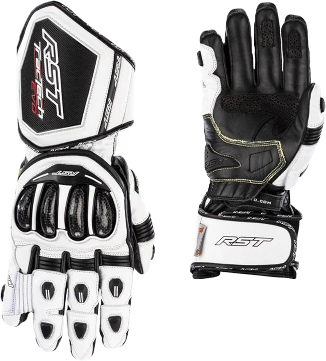 Rst Tractech Evo 4 Ce Glove White/White/Black Md