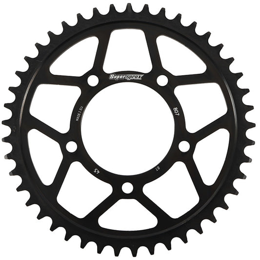 Supersprox Rear Edge Sprocket Steel 45T-525 Blk Suz