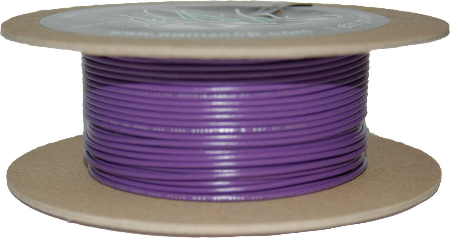 Namz Custom Cycle #18-Gauge Violet 100' Spool Of Primary Wire