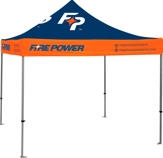 Fire Power FIREPOWER CANOPY 10X10 TENT BLUE W/ WHITE LOGO