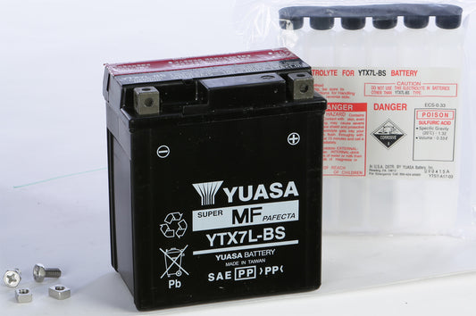 Yuasa Battery Ytx7L-Bs Maintenance Free